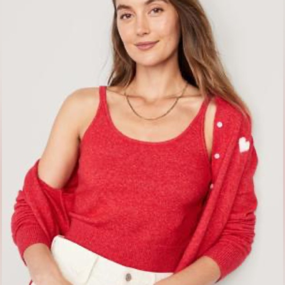 Old Navy Red Women's  Sweater Camisole